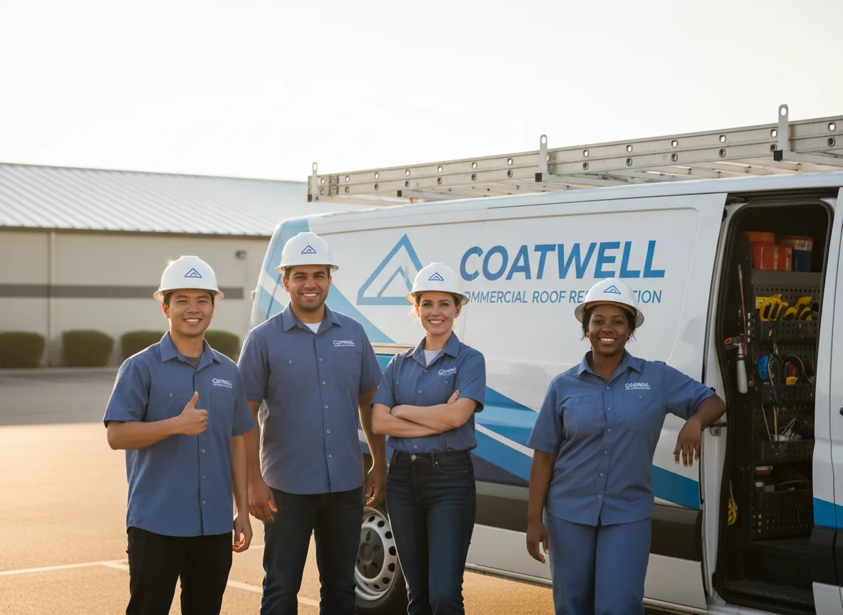 Commercial roof coating company in Kirvin, TX